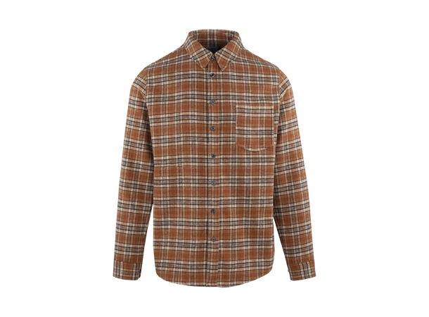 Malik Shirt Rust XL Brushed shirt 
