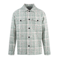 Matheus Overshirt Green check XL Check cotton overshirt