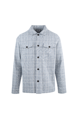 Mbappe Overshirt Check cotton overshirt