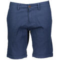 Mikkel Shorts Mid Blue M Linen/cotton shorts
