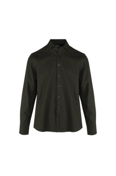 Solan Shirt Cut away collar flannell shirt