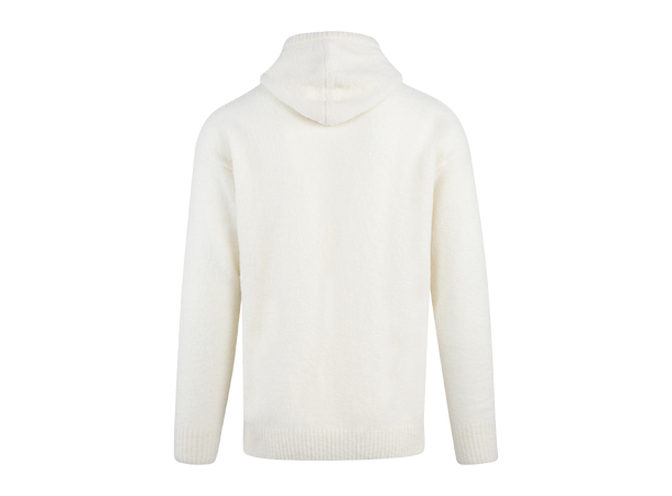 Teddy Hoodie Cream L Wool knit sweater