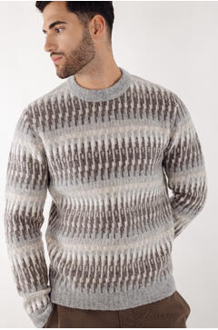 Tolkien Sweater Jaquard knit r-neck