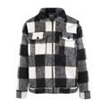 Tue Jacket Black check XL Check wool jacket