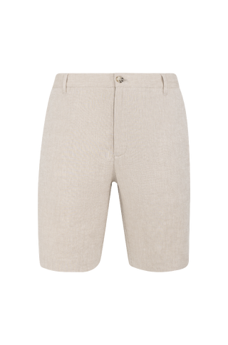 Valter Shorts Linen stretch herringbone shorts