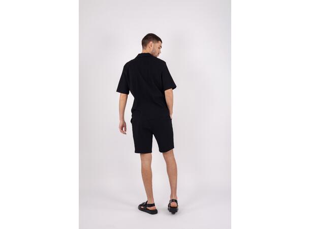 Yerik Shirt Black M Cotton crepe SS shirt 