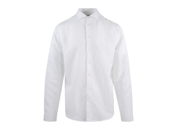 Yoselito shirt White XL Linen wide spread shirt 