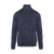 Espen Half-zip Navy L Bamboo sweater 