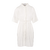 Brita Dress White M Linen shirt dress 