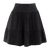 Mikela Skirt Black S Crinkle cotton mini skirt 