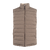 Ernie Vest Chocolate Chip/Silver Mink M 2-way padded vest 