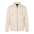 Aron Jacket Cream L Cotton structure zip jacket 