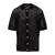 Pulp Shirt Black M Crochet SS shirt 