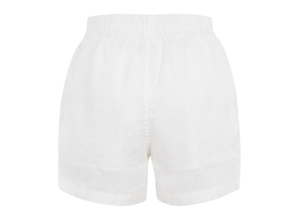 Amelia Shorts White XL Linen shorts 