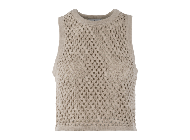 Astrid Top Sand L Crochet tank top 