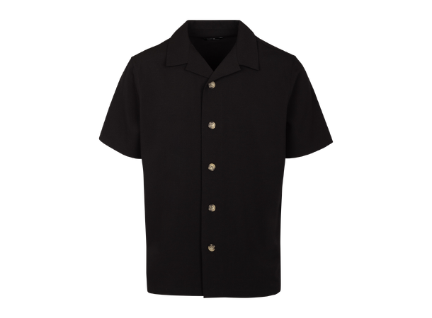 Baggio Shirt Black M Camp collar SS shirt 