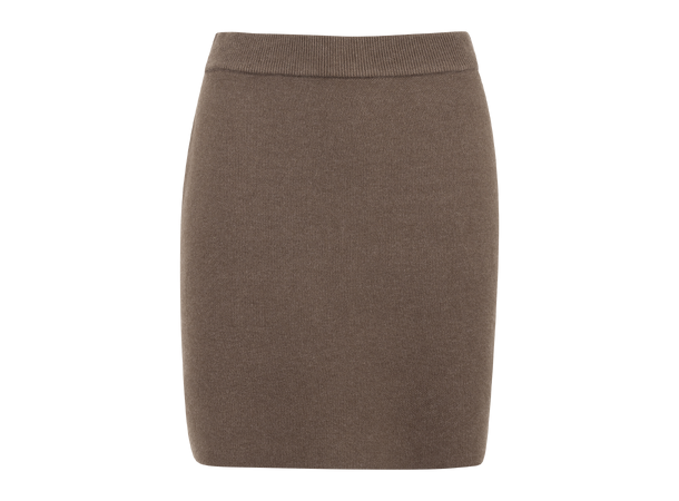 Crystia Skirt Brown S Viscose knit skirt 