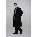 Ernest Coat Black XL Wool Coat