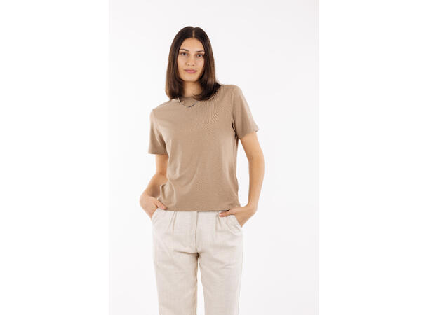 Ester Tee Silver Mink M Basic bamboo t-shirt 