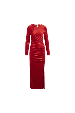 Fabienne Dress Maxi velour dress