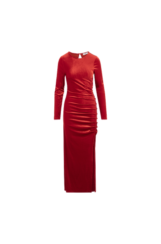 Fabienne Dress Maxi velour dress