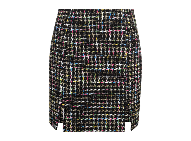 Lilo Skirt Black multi S Mini boucle skirt