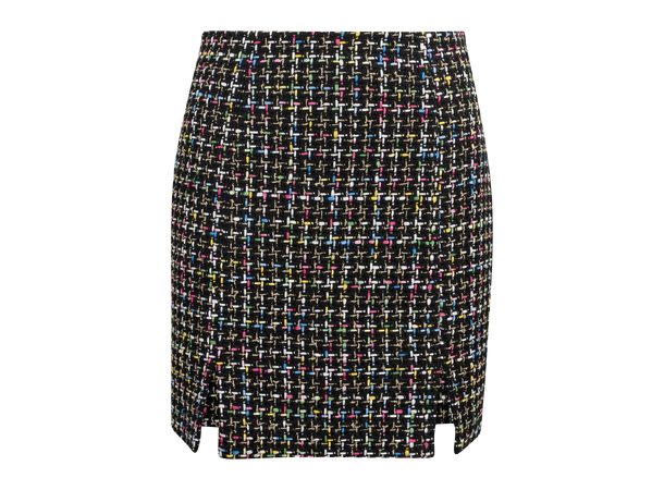 Lilo Skirt Black multi S Mini boucle skirt 