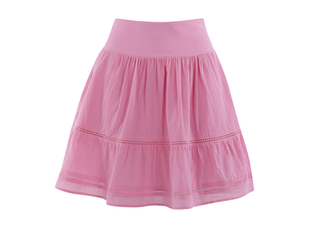 Mikela Skirt Sachet Pink S Crinkle cotton mini skirt 