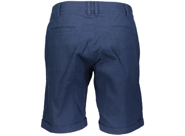 Mikkel Shorts Mid Blue S Linen/cotton shorts 