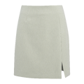 Polly Skirt Light green melange XL Mini skirt with stretch