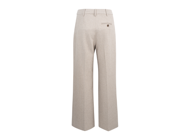 Vivian Pants Sand L Heavy wool pants 