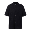 Yerik Shirt Black L Cotton crepe SS shirt