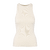 Aili Top Sand L Rib tank top 
