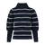 Mara Sweater Navy XS Striped puffed sleeves mohair sweater 
