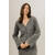 Hannah Cardigan Dark Grey S Furry mohair cardigan 