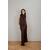 Gamma Skirt Black Coffee S Maxi satin slip skirt 