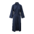 Garbo Dress Dark Navy S LS satin dress with twist 
