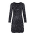 Arya Dress Dark Navy M Lurex knit dress 