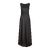 Keeley Dress Black S Long dress w/waterfall at back 