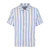Folke SS Shirt Light Blue XL Striped linen SS shirt 