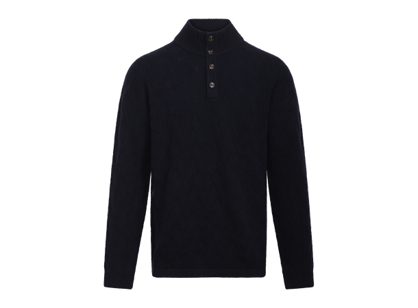 Aaron Sweater Dark Navy L Merino sweater 