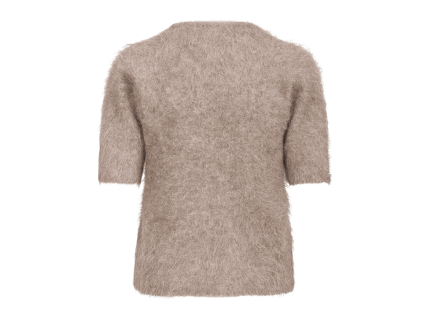Abby Top Dark Sand S Alpaca SS tee 
