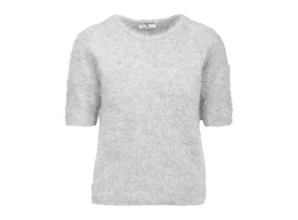 Abby Top Light Grey S Alpaca SS tee 