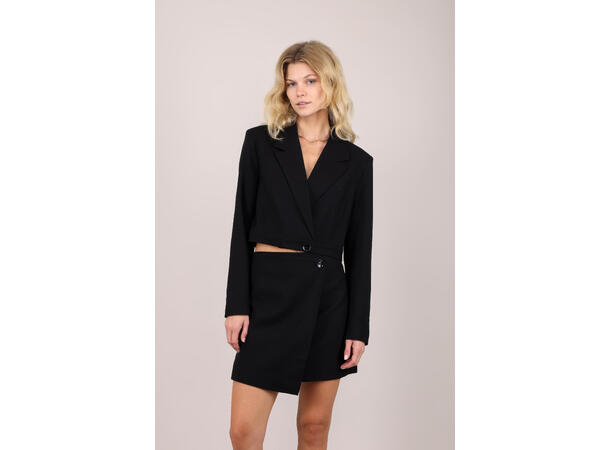 Aurora Skirt Black XL Wool wrap skirt 