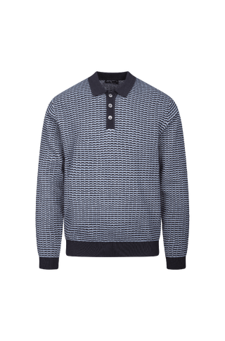 Axton Sweater Jaquard button sweater