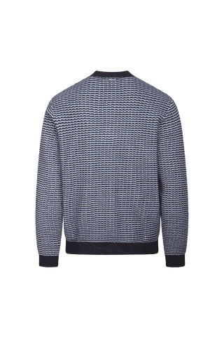 Axton Sweater Jaquard button sweater