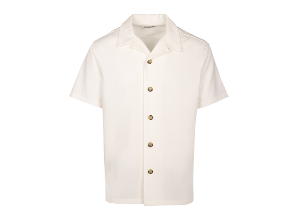 Baggio Shirt White M Camp collar SS shirt 