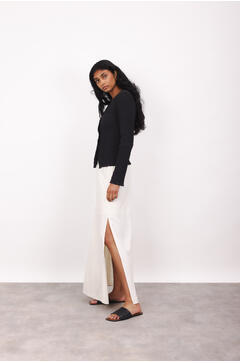 Bekky Skirt Linen/Viscose maxi skirt