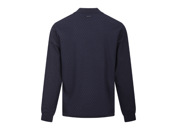 Benjamin Sweater Dark Navy L Structure knit sweater 