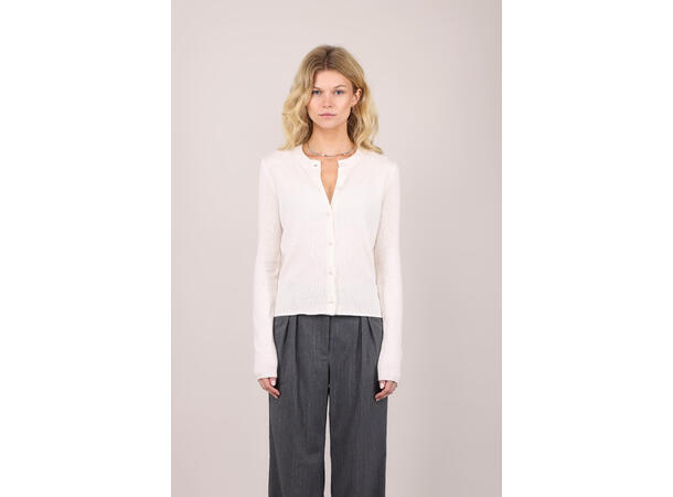 Candi Cardigan Cream S Short merino wool cardigan 